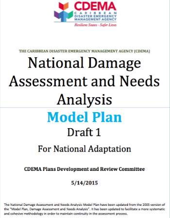 Model National Damage Assessment & Needs Analysis